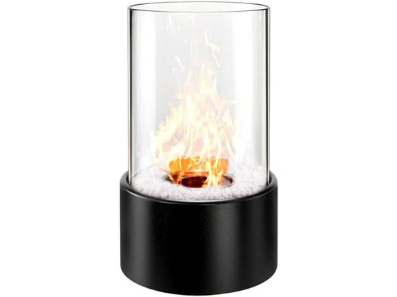 Chameleon Namizni kamin na bioetanol - Okrogel - črn