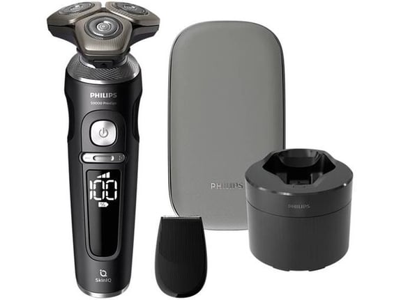 PHILIPS brivnik S9000 Prestige električni brivnik za mokro in suho britje s SkinIQ SP9840/32