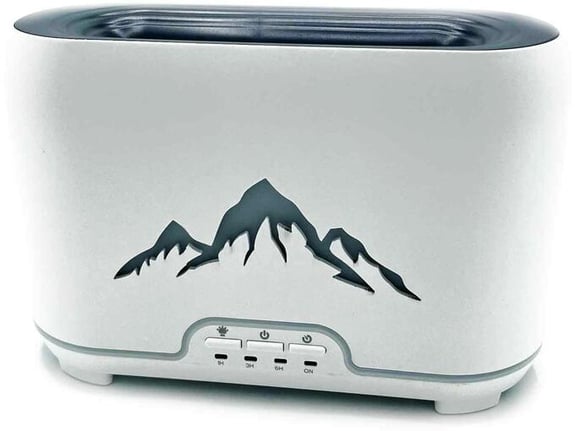 AWGIFTS difuzor vlažilec zraka himalayas, usb-c, daljinec, učinek plamena