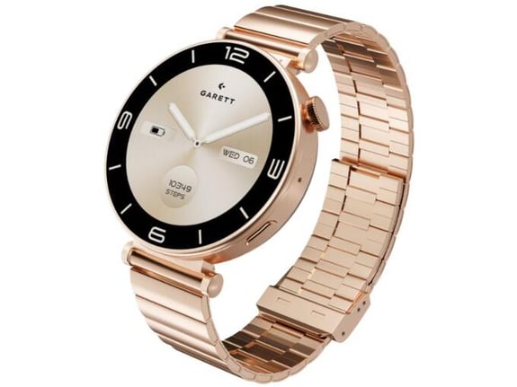 Garett Pametna ura ROSE GOLD, zlato jeklo
