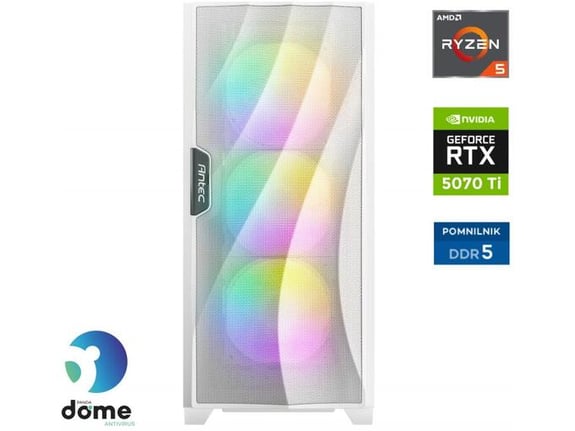 ANNI gaming namizni računalnik Gamer Extreme R5 9600X/Ryzen 5 9600X/32GB/2TB SSD/RTX 5070 Ti