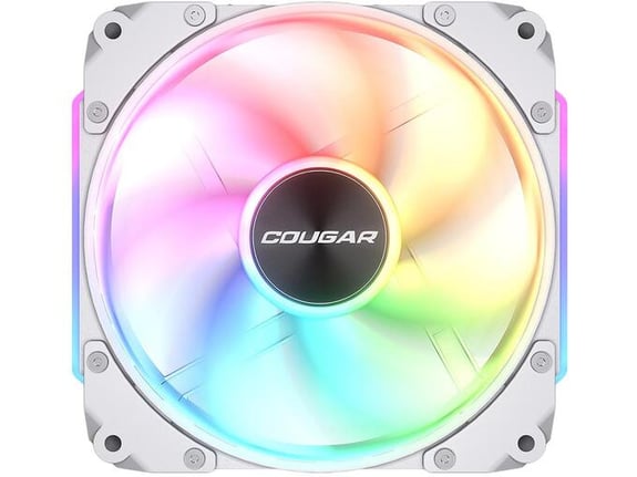 COUGAR GAMING univerzalni modularni ventilator, Cougar apolar 120 argb elite, enojno pakiranje, bela CF-APR12HW-RGB