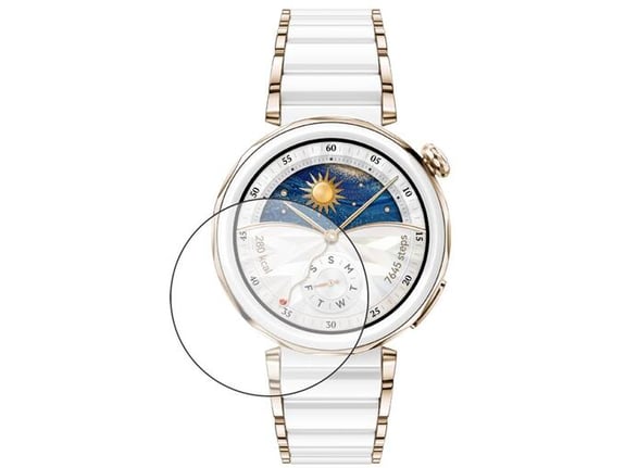 CHAMELEON hibridno zaščitno steklo za pametno uro Huawei Watch GT 5 Pro, 42 mm, črna