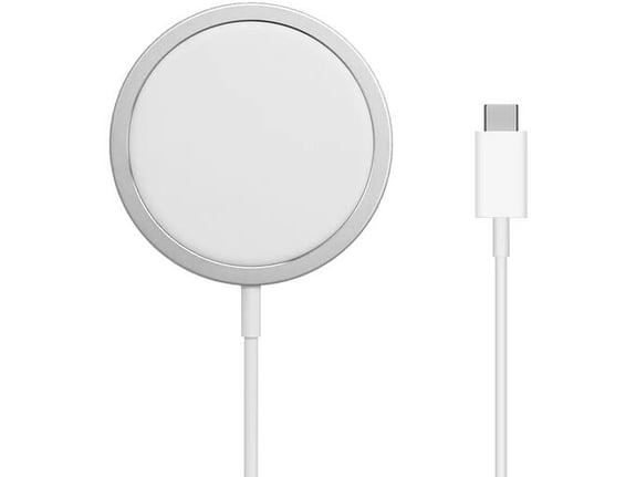 APPLE original MagSafe polnilec 15W - brezžična polnilna postaja - bela