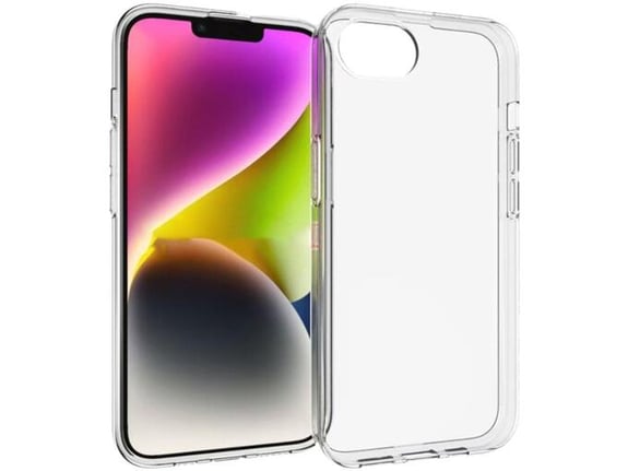 CHAMELEON ovitek za gumiran TPU Apple iPhone 16e, prozoren svetleč