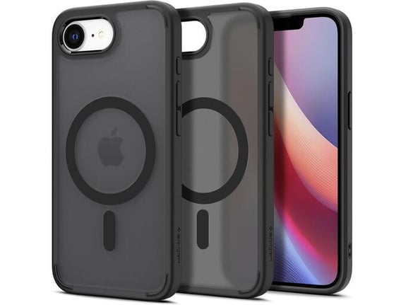 SPIGEN ovitek Ultra Hybrid MagSafe za iPhone 16e, prozorna