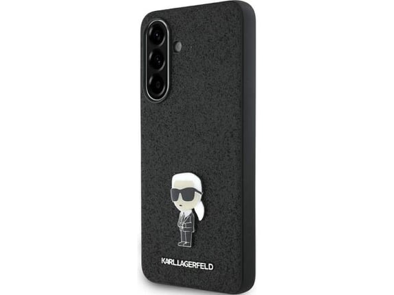 KARL LAGERFELD ovitek Glitter IML NFT Iconic za Samsung Galaxy A56, črna, KLHCSA56GKNPSK