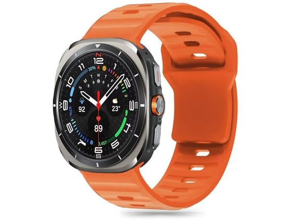ONASI Silikonski pašček za uro Samsung Galaxy Watch Ultra 47 mm - oranžen