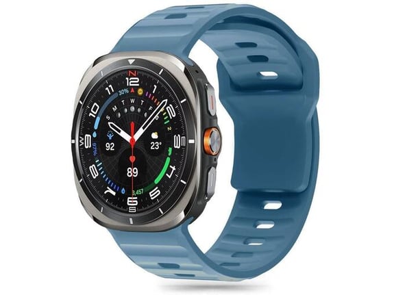 ONASI Silikonski pašček za uro Samsung Galaxy Watch Ultra 47 mm - moder