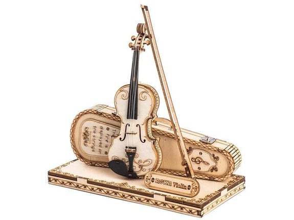ROBOTIME 3D Puzzle, Model Violina Capriccio, Lesena 3D sestavljanka 3D-TG604K