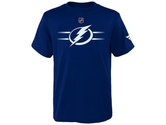 FANATICS majica Tampa Bay Lightning, Apro Logo S/S Cotton JR, otroški, XL, modra