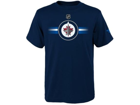 FANATICS majica Winnipeg Jets, Apro Logo S/S Cotton JR, otroški, L, modra
