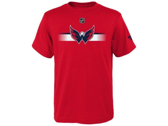 FANATICS majica Washington Capitals, Apro Logo S/S Cotton JR, otroški, M, bela