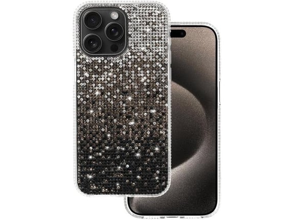 ONASI silikonski ovitek Star Light za Samsung Galaxy A36, črna