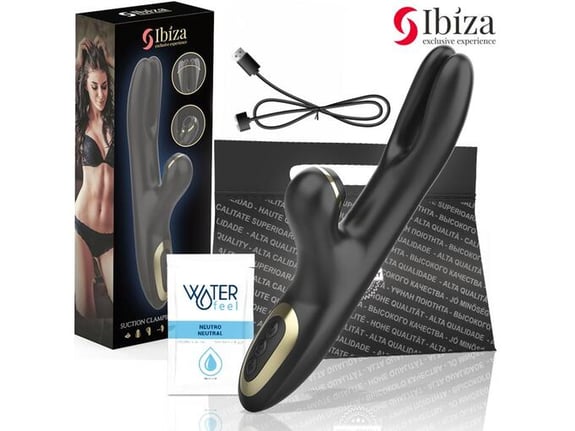IBIZA Vibrator Rabbit Suction Clamping