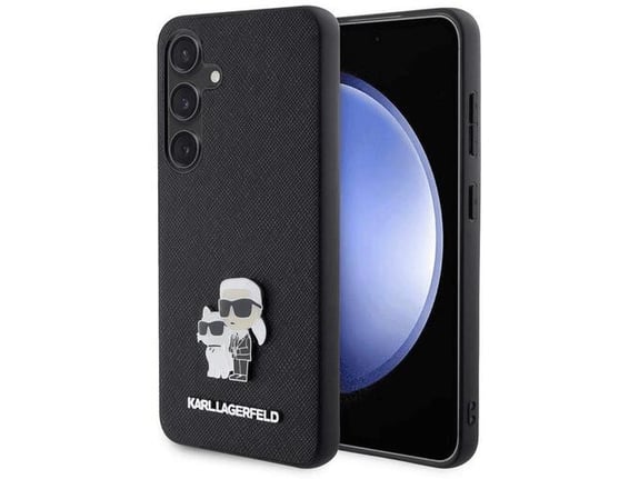 KARL LAGERFELD ovitek IML NFT Full Bodies Saffiano za Samsung Galaxy A36, črna, KLHCSA36PAKCMPK