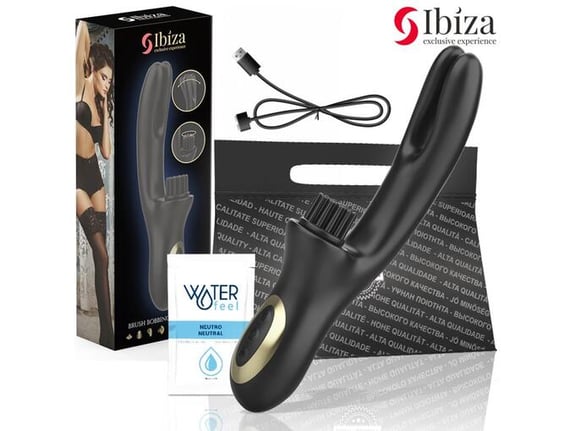 IBIZA Vibrator Rabbit Hi-tech Brushing And Double Wave