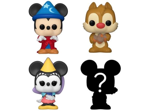 FUNKO bitty pop: disney - sorcerer mickey 4pk