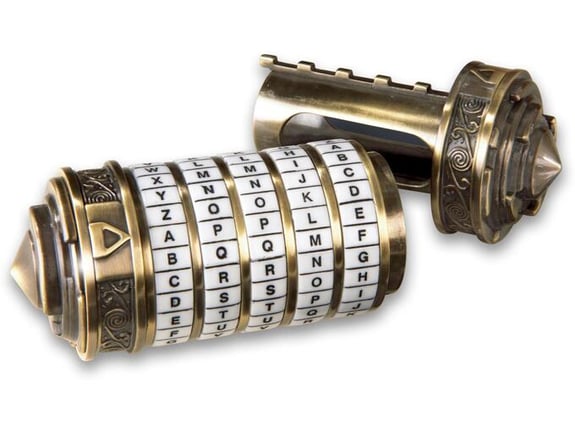 NOBLE COLLECTION da vinci code mini cryptex replika