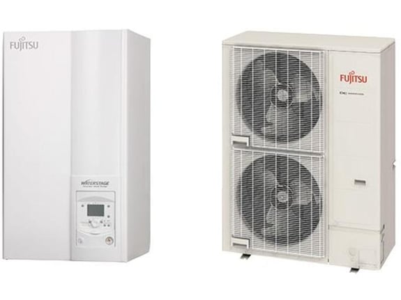 FUJITSU toplotna črpalka zrak/voda split WSYK170DJ9 + WOYK150LJL, 15 kW