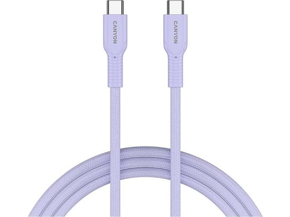 CANYON USB kabel 2.0, OnWire 60CL, USB-C/USB-C, 1m, CND-CCAP60AB10PU