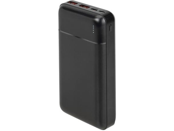 RIVACASE VA2102 QC / PD prenosna baterija powerbank 20.000 mAh 22,5W - črn