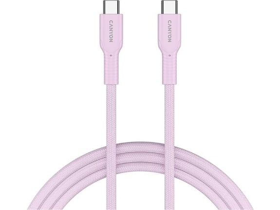 CANYON USB kabel 2.0 OnWire 60CL, USB-C/USB-C, 1m, CND-CCAP60AB10PK
