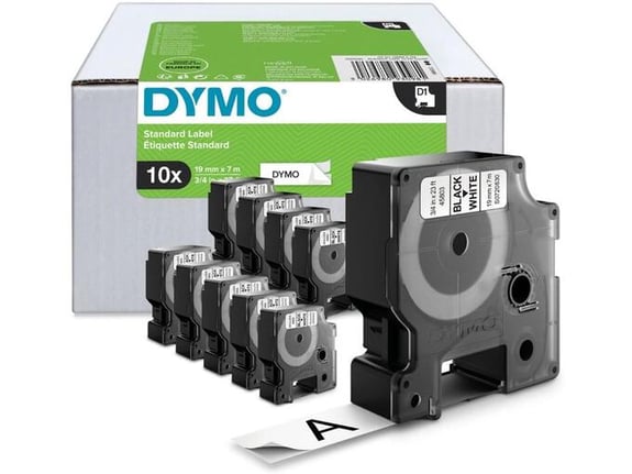 DYMO etikete D1, 19 mm x 7 m, 10 kosov 2093098