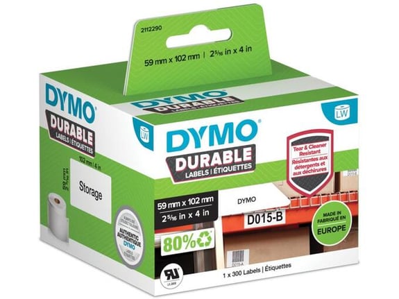 DYMO etikete 2112290, 102 mm × 59 mm, 300 kosov
