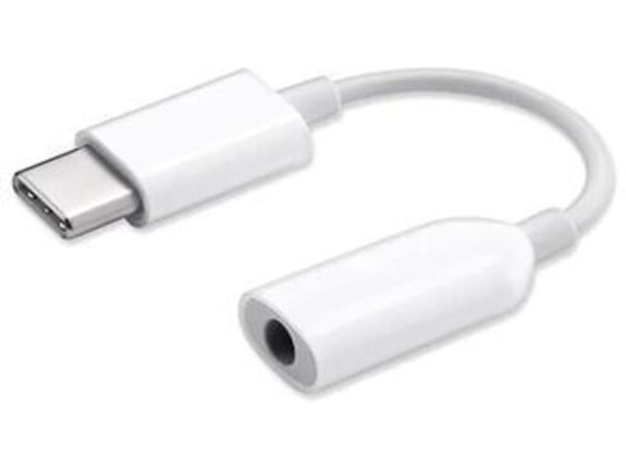 XIAOMI original ADAPTER za slušalke Type C na 3,5 mm ( AUX ) (bulk) bel
