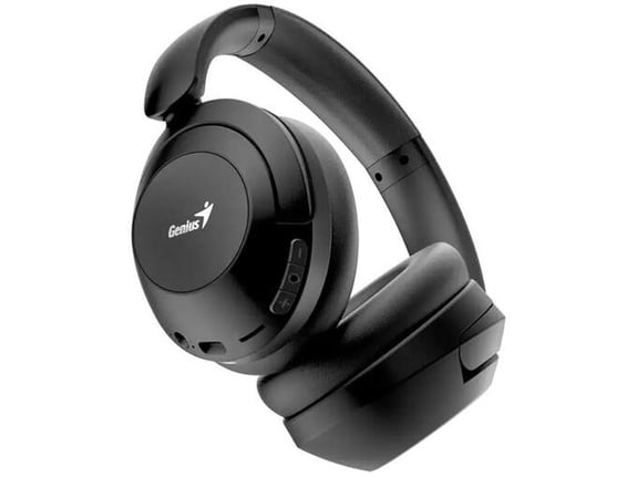 GENIUS brezžične naglavne slušalke z mikrofonom HS-810BT, črna