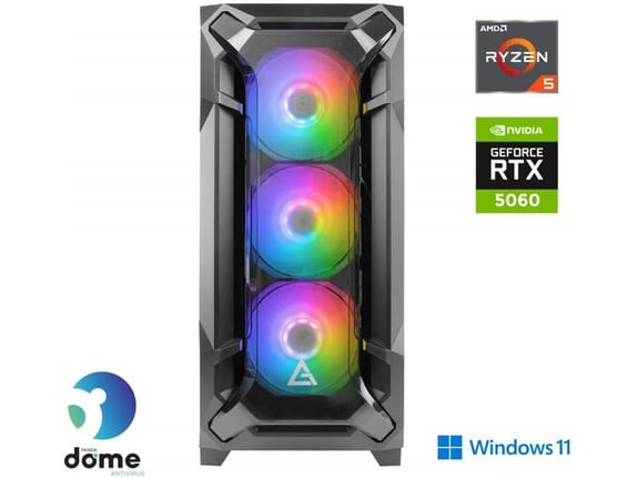 ANNI računalnik Gamer Advanced R5 9600X / RTX 5060 / 16 GB / 1 TB / W11H