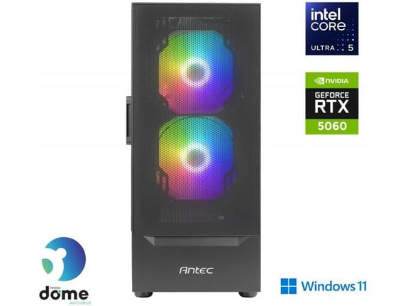 ANNI računalnik Gamer Advanced U5 225F / RTX 5060 / 16 GB / 1 TB / W11H