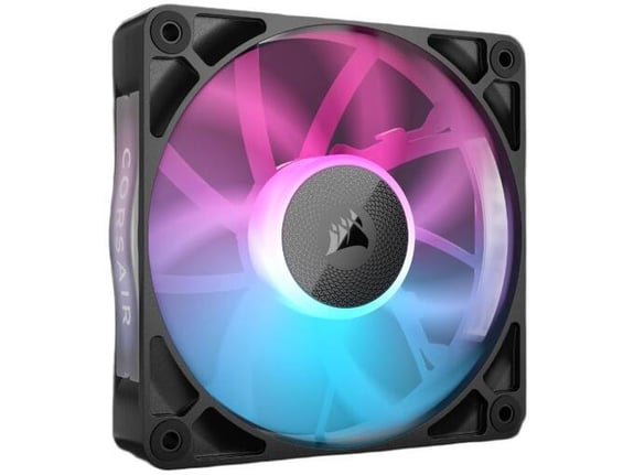 CORSAIR ventilator RX iCUE Link RX120 RGB, 120mm, RGB, 1kos, črn