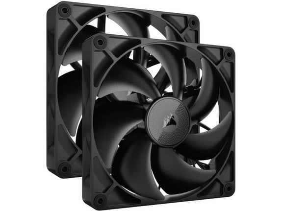 CORSAIR ventilator iCUE Link RX140, 140mm, 2kos, črn