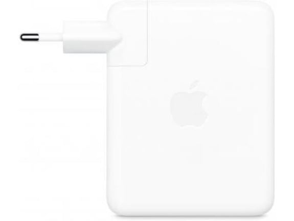 APPLE hišni adapter 220V MLYU3ZM/A QC PD 140W vhod Type C (model: A2452) - Original (EU Blister) - bel
