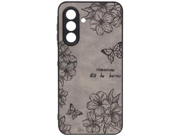 CHAMELEON ovitek za gumiran Cloudy-Sakura Butterfly Samsung Galaxy A26 5G, siv