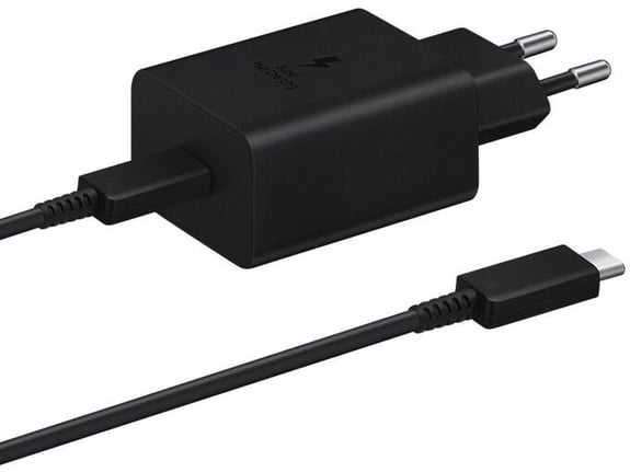 Samsung Original Samsung hišni polnilec - 45W (PPS in PD 3.0), USB-C izhod - EP-T4511XBEGEU - črn