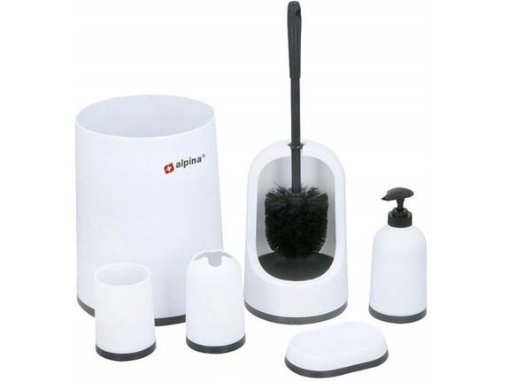 ALPINA komplet za WC, 6V1 , bel