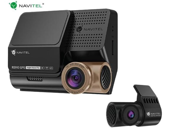 NAVITEL avto kamera RS990 GPS + vzvratna kamera, črna