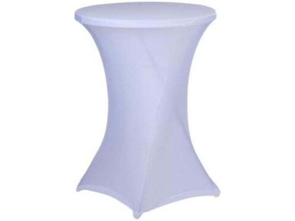 ALPINA prevleka za barsko mizo, 90cm, bela