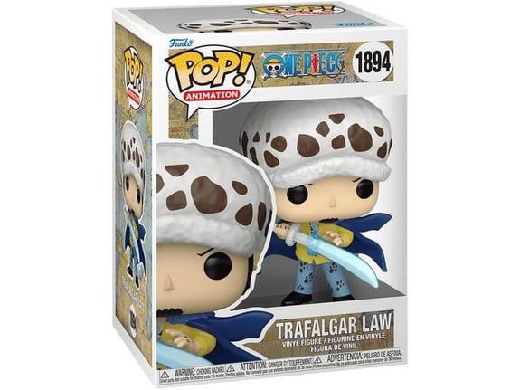 FUNKO pop animation: one piece - law w/blue anesthesia