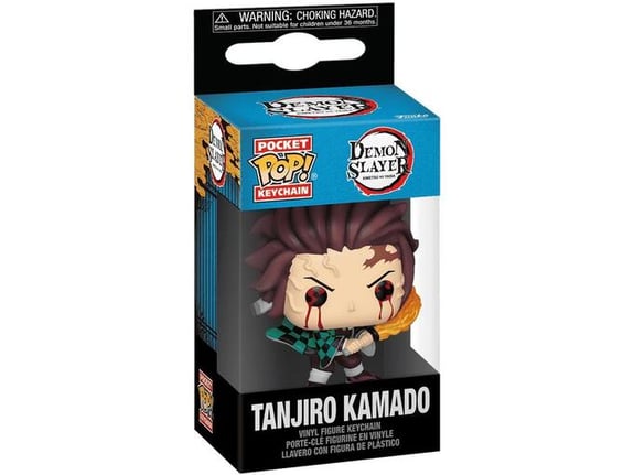FUNKO pop keychain: demon slayer - tanjiro (sun breathing)