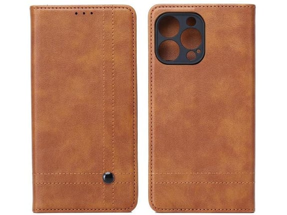 HAVANA Sleek preklopna torbica Xiaomi Redmi Note 14 5G - rjava