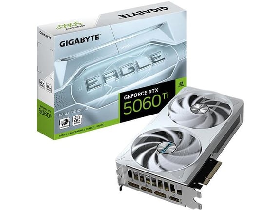 GIGABYTE grafična kartica GeForce RTX 5060 Ti EAGLE OC 8GB GDDR7, GV-N506TEAGLEOC ICE-8GD