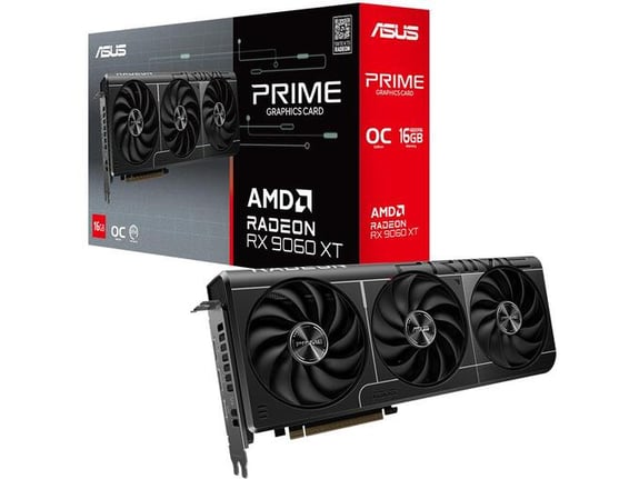 ASUS grafična kartica Radeon RX 9060 XT OC Edition 16GB GDDR6, 90YV0LF1-M0NA00