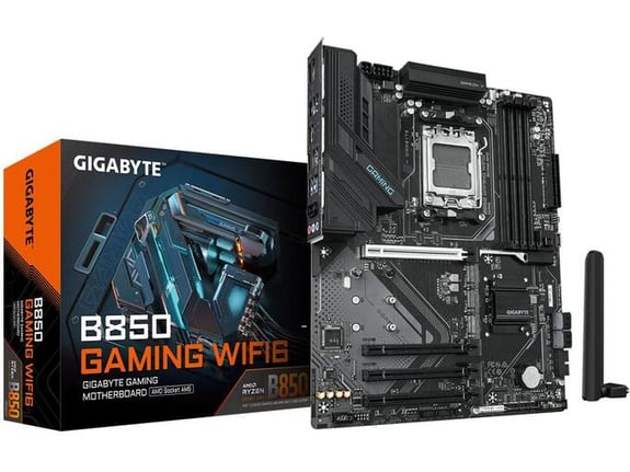 GIGABYTE matična plošča B850 GAMING WIFI6, AM5, ATX, WiFi 6, Bluetooth