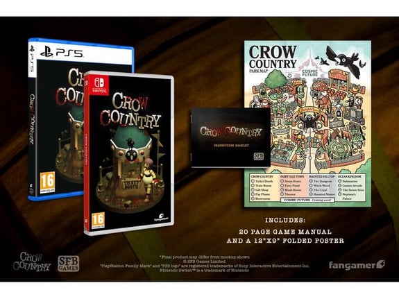 FANGAMER Crow Country, Blu-ray