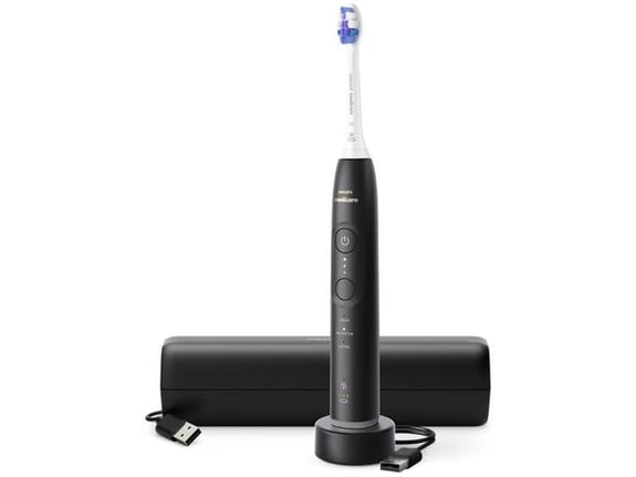 PHILIPS električna zobna ščetka z aplikacijo Sonicare 6500, črna, HX7411/02