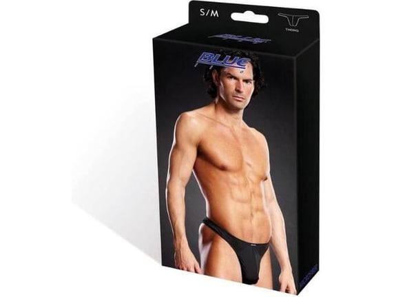 BLUE LINE Tanga HlaČke Performance Microfibra Black-črna-l/xl